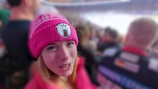 Наконец-то 1-я лига! Шлюха плей-офф из кривых фанатов теперь первоклассно трахается на стадионе! порно