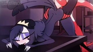 Блиц трахает падчерицу Octavia Helluva Boss порно